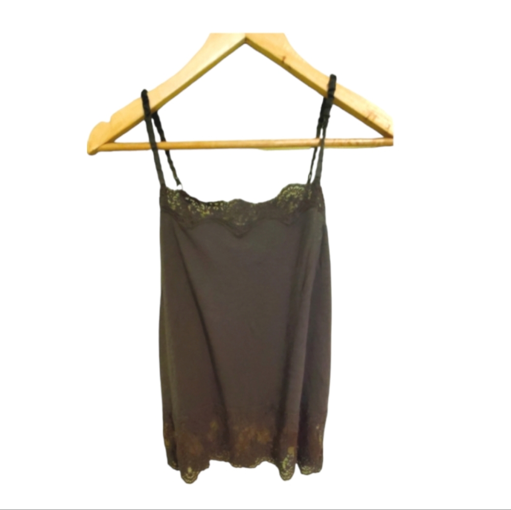 american Eagle Gray Lace Camisole S